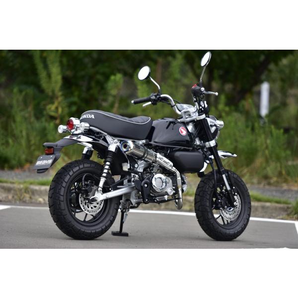ビームス BEAMS バイク用 JMCA 政府認証 R-EVO TYPE C ステンレス サイレンサー フルエキゾースト マフラー モンキー125 G1025-56-008