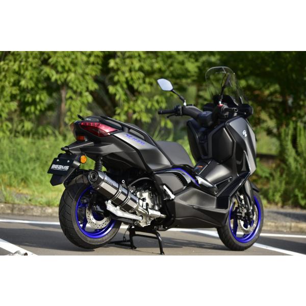 ビームス BEAMS バイク用 JMCA 政府認証 GT-CORSA SMB（スーパーメタルブラック）サイレンサー フルエキゾースト マフラー X-MAX250 G278-66-005