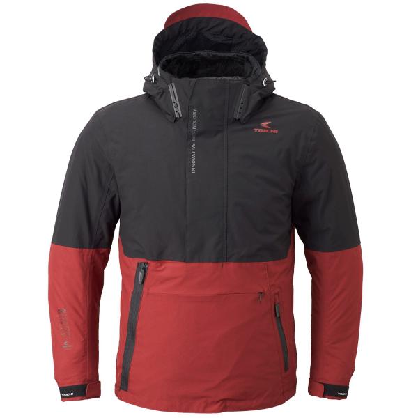 TAICHI フード付きジャケット Lサイズ ブラック/レッド TAICHI フード