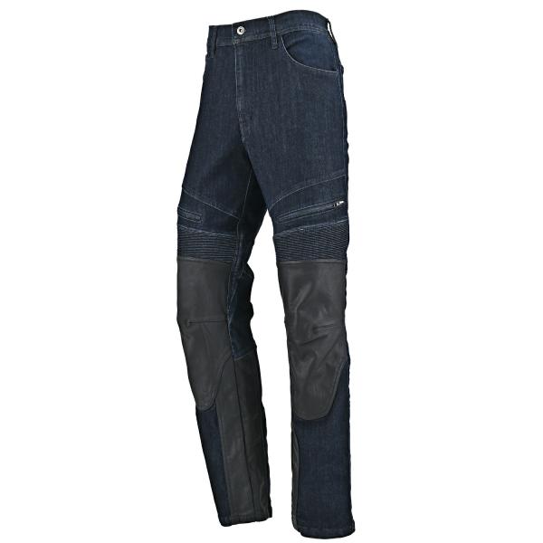 デイトナ DAYTONA バイク ライディングパンツ 春夏秋 ストレッチ ジーンズ レザー補強 ヒートガードデニムパンツ DB-011 インディゴ S / M / L / XL / 2XL