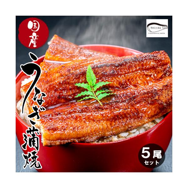 父の日 うなぎ 国産 蒲焼き 5尾セット 鹿児島県産 鰻 長蒲焼き 冷凍 贈り物 お祝い お返し お取り寄せ グルメ 爆買