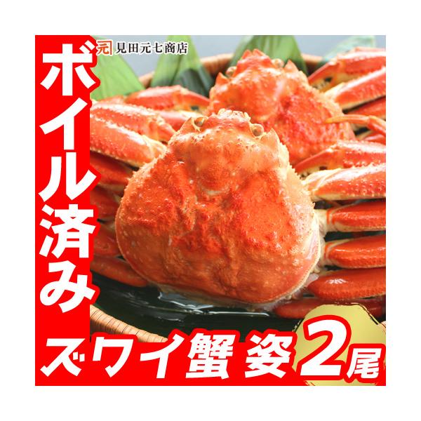 カニ かに 蟹 ボイルズワイガニ 姿 2尾 約1kg ズワイガニ姿 カニ ボイル ずわい蟹 蟹味噌 ...