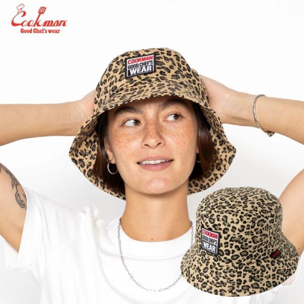 COOKMAN（クックマン） Bucket Hat Vision Logo Leopard バケット