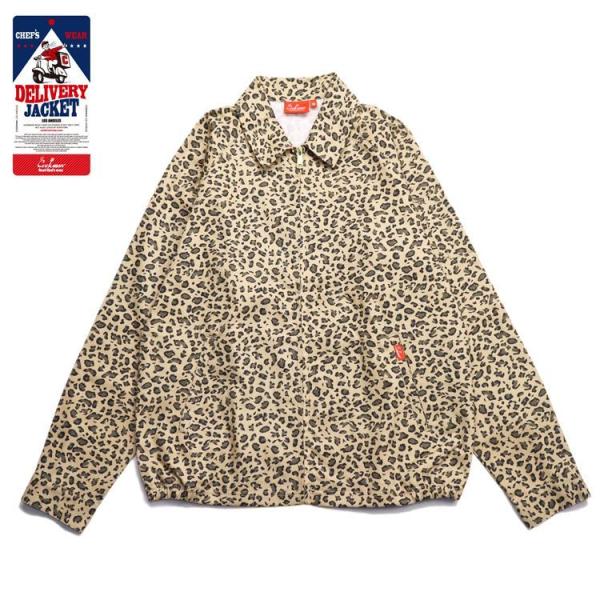 COOKMAN クックマン Delivery Jacket Leopard デリバリージャケット