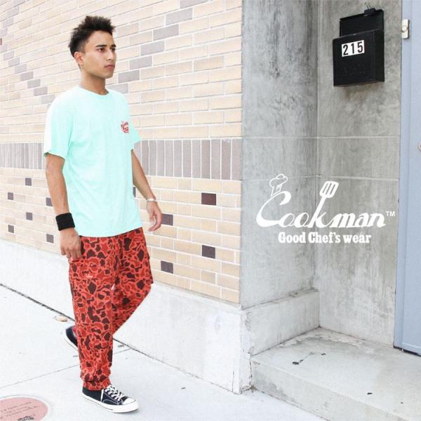 COOKMAN クックマン シェフパンツ Chef Pants Cargo Ripstop Camo Red (Duck Hunter) リップストップ レッドカモ ロング 231-03827