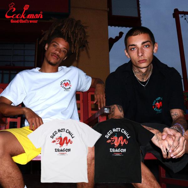COOKMAN（クックマン） Chili Dragon T-shirts チリ ドラゴン Tシャツ