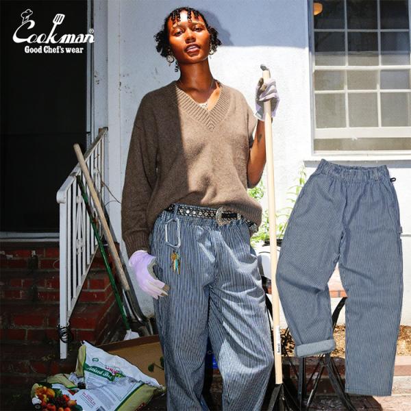 COOKMAN（クックマン） Carpenter's Pants Hickory Navy
