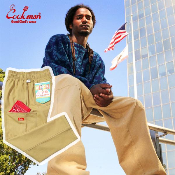COOKMAN（クックマン） Chef Pants Semiwide Front Pocket Duck Canvas
