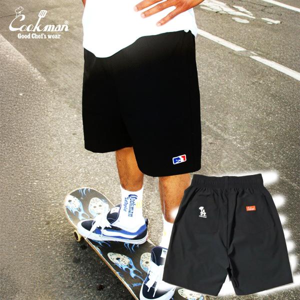 COOKMAN（クックマン） Chef Pants Short Light Chef Hat LA Black