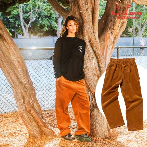 COOKMAN（クックマン） Carpenter's Pants Corduroy Brown