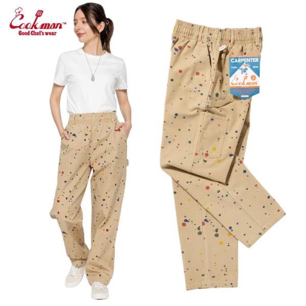 COOKMAN クックマン Carpenter's Pants 11oz Washed duck canvas Sauce Splash カーペンターズ ウォッシュ ダックキャンバス ソーススプラッシュ 231-61802