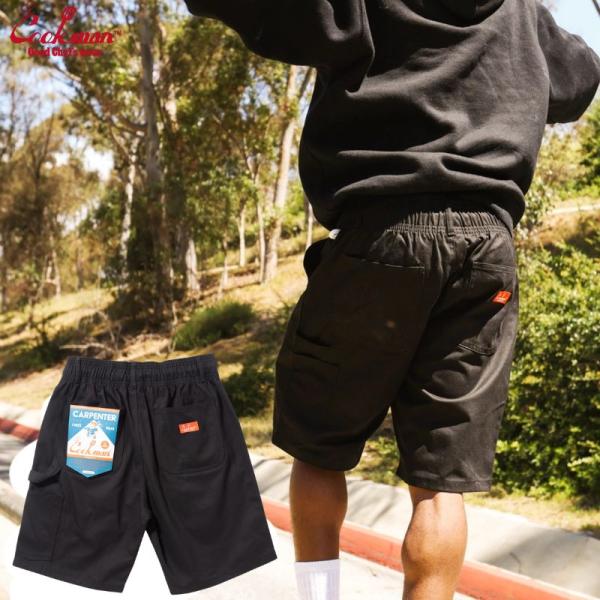 COOKMAN（クックマン） Carpenter's Pants Short Heavy twill Black