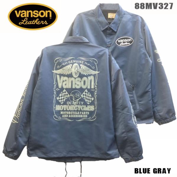 VANSON バンソン モトブルーズ別注 COACH JACKET コーチジャケット