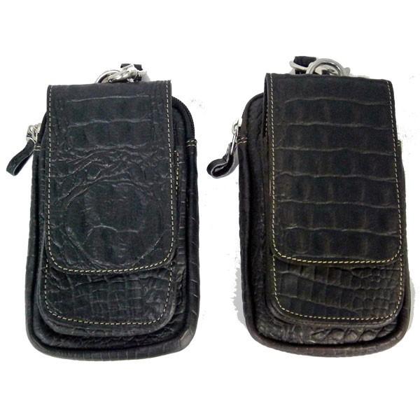 レザークロコエンボスレザースマホホルダー P770 : モトブルーズ宝塚