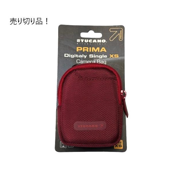 【長期保管品！売り切りセール！】Tucano　トゥカーノ　コンパクトカメラケース　ケース　レッド　BCPA-1XS-R