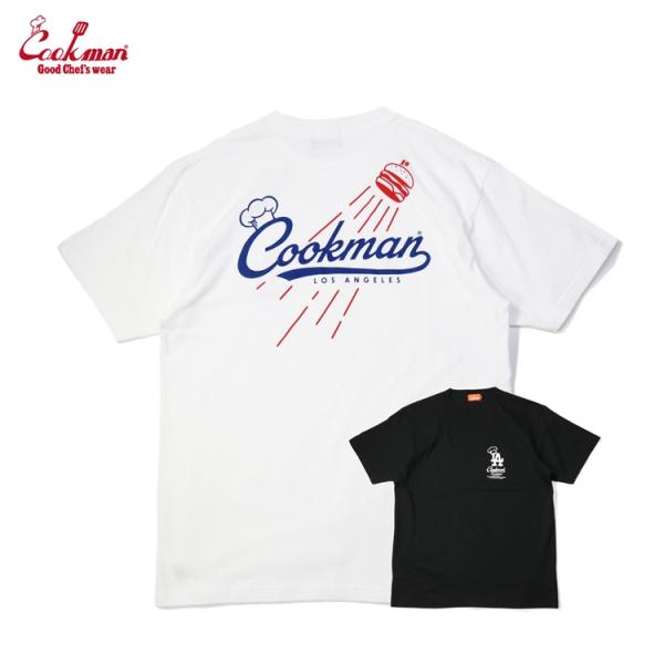 COOKMAN｜クックマン Tシャツ Chef Hat LA（ユニセックス） 半袖　2カラー │ホワイト or ブラック│