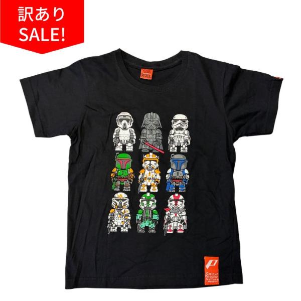【訳あり特価！送料無料！】キッズ　キャラクター　半袖　Tシャツ　カラー：ブラック　サイズ：XXL