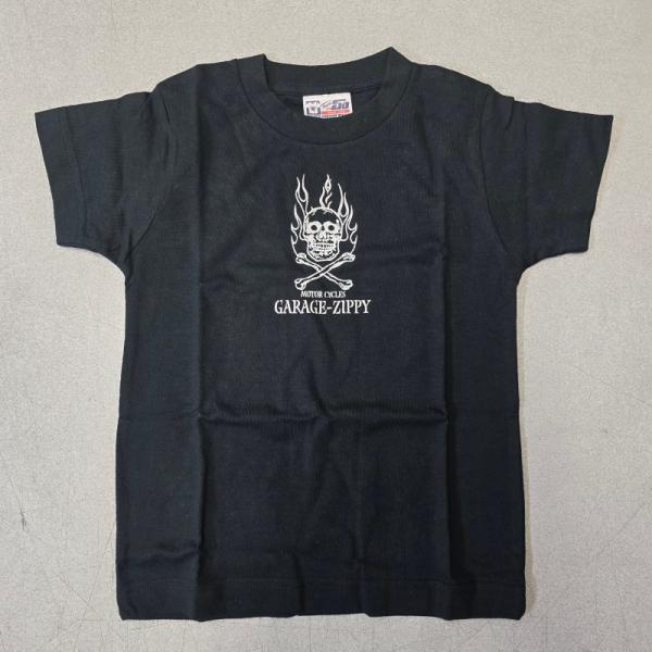 【アウトレット特価！】 HEAVY COTTON WEAR　プリントTシャツ　ブラック　サイズ：Jr.Small