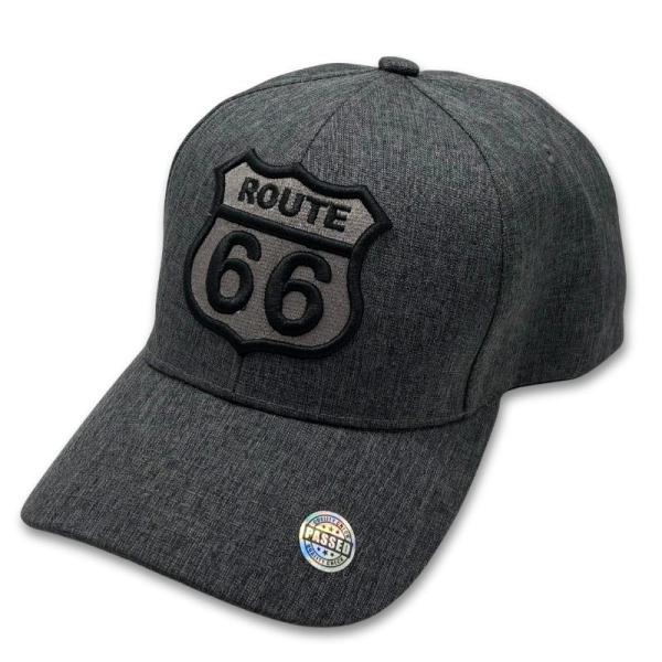 ROUTE66　RT66　ルート66　キャップ　ベーシックスタイル　帽子　チャコール（66-AC-CP-028CHA）