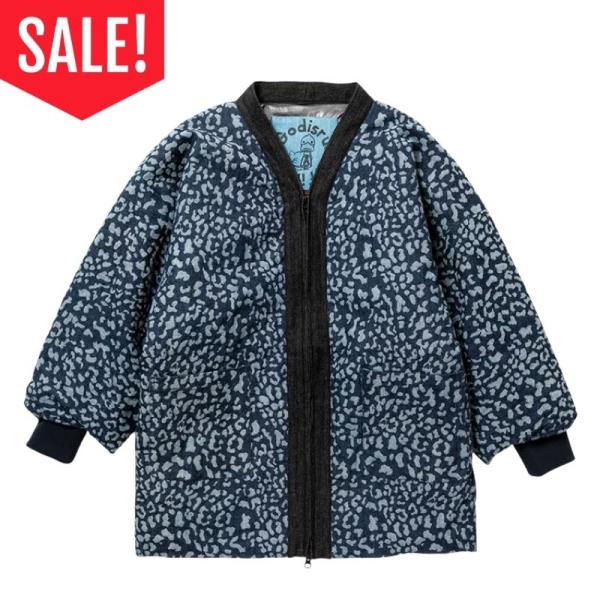 【セール！40％オフ！】ギガ暖半天　寒波寒風上等　半纏　ハンテン　ヒョウ柄　ジャガード　半天　はんてん　羽織　防風蓄熱　(GO-2212BZ)
