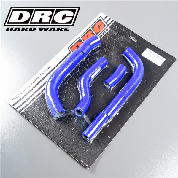 ◇KX450F/'16-'18 DRC シリコン ラジエターホースキット ブルー 展示品 (D47-01-292)