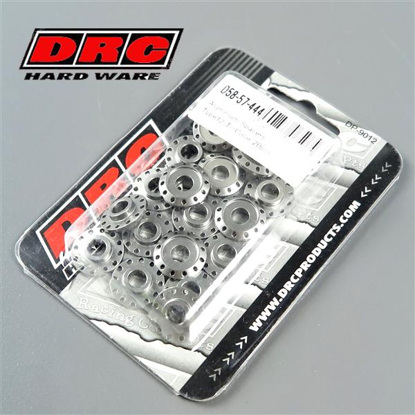 ◇DRC M6用φ18mm Type12 アルミスペーサー/チタンカラー 20個入り 展示