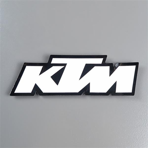 ◇UFO パンツレッグロゴ KTM/ケーティーエム ホワイト 縫い付けタイプ