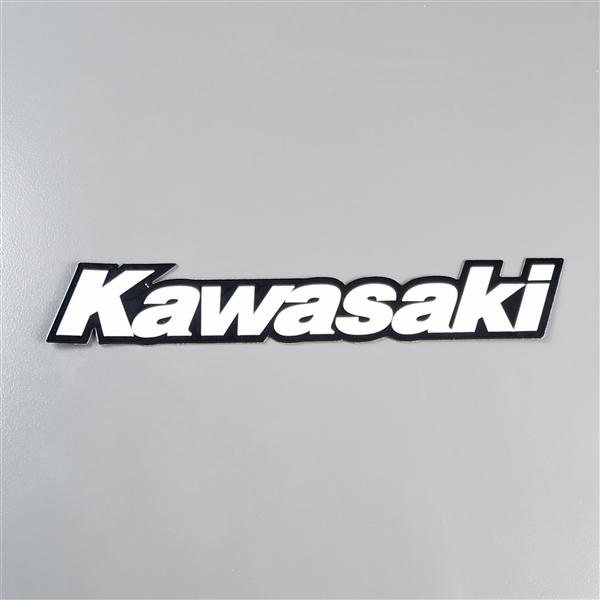 ◇UFO パンツレッグロゴ KAWASAKI/カワサキ ホワイト 縫い付けタイプ