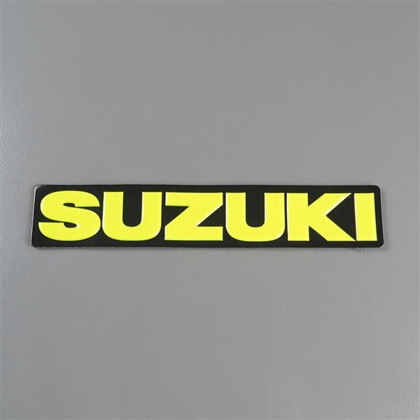 Fさん専用品 ◇UFO パンツレッグロゴ SUZUKI/スズキ イエロー 縫い付けタイプ 展示