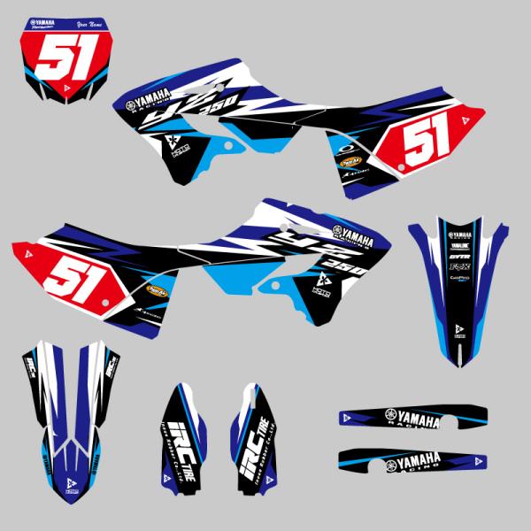 YZ125.YZ250新品FRフェンダーデカール新品付 YZ125.YZ250新品FRフェンダーデカール新品付 YZ125.YZ250新品FR