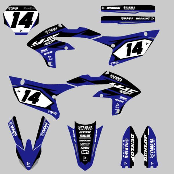 YZ450F YZ250F ポリスポーツ外装セット デカール付き 未使用外装一式 YZ450F YZ250F ポリスポーツ外装セット デカール付き 未使用外装