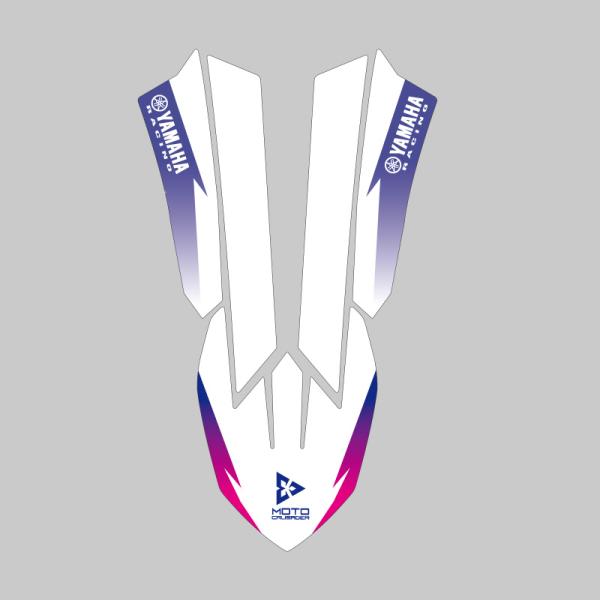 YZ125.YZ250新品FRフェンダーデカール新品付 フロントフェンダーデカール ヤマハ YZ125 YZ250 2022 2023 2024 2025