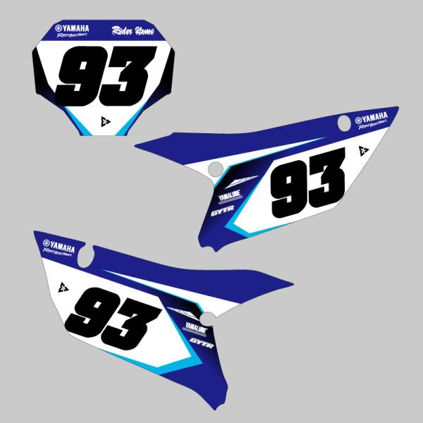 YZ450F YZ250F ポリスポーツ外装セット デカール付き 未使用外装一式 YZ450F YZ250F ポリスポーツ外装セット デカール付き 未使用外装一式