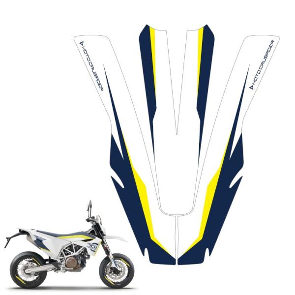 HUSQVARNA 701SUPERMOTO フロントフェンダー　おまけ付き ハスクバーナ HUSQVARNA 701 フロントフェンダーデカール : Moto
