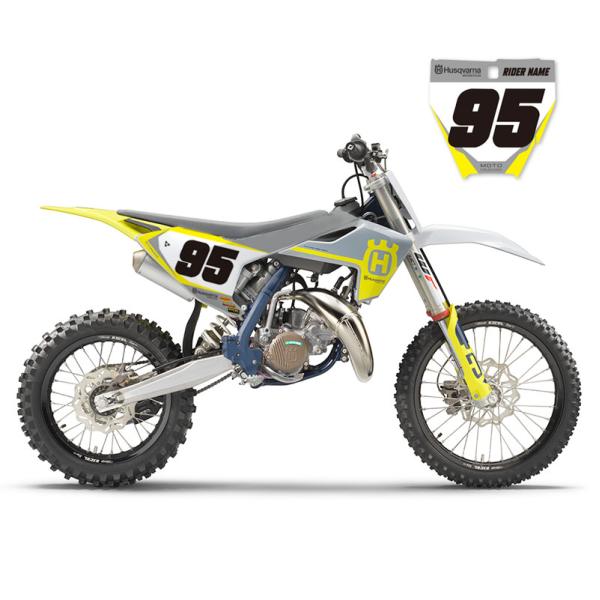 グラフィックデカール ゼッケンセット TC85 '18-'24 : Moto Crusader