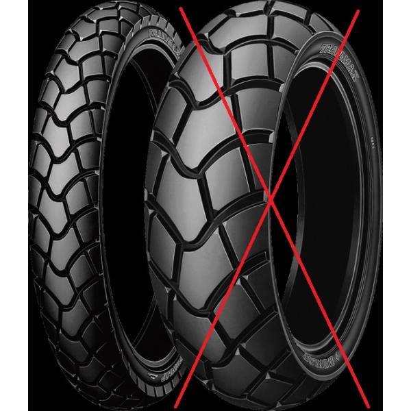 ☆製造年新しい 室内保管 ダンロップ Buroro D604 3.00-21 51P（前側