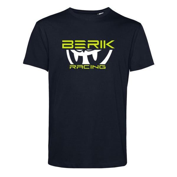 BERIK】 ベリック プリント Tシャツ オーガニックコットン T-237202-BK