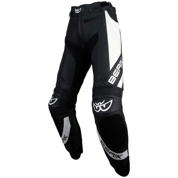 BERIK ベリック ライディング レザーパンツ LP-222320-BK BLACK/WHITE 