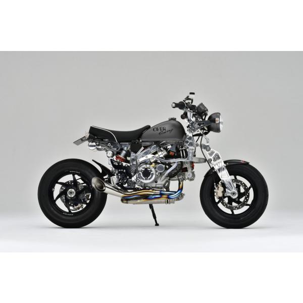 フルチタン製モンキー用マフラー OVER RACING オーヴァー スパイラル フルチタンマフラー MONKEY