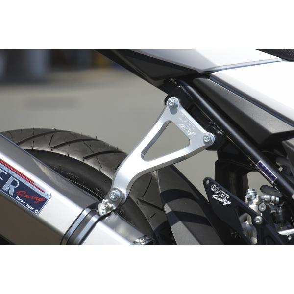 OVER オーヴァー アルミビレット マフラーステー GSX250R :36-57-01:motoISM 通販 ML25 ガレージT&F マフラーエンド アルミ コントラスト JP店