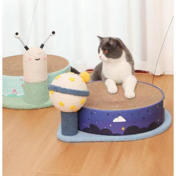 説明:[多機能デザイン]: このカタツムリ猫用爪とぎボードは.寝パッド.バネ式猫用ティーザースティック.サイザル猫用爪とぎポストを組み合わせた多目的猫用おもちゃです.猫の友達を楽しませ.引き付け.引っ掻き.快適な睡眠を提供するように設計され...