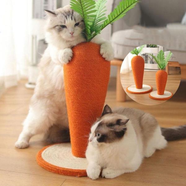 商品詳細:カラー:/画像通りサイズ:/小さいサイズ/大きいサイズ【商品説明】◎　猫独特の爪構造のため、床や家具、ソファなどで爪を磨く癖があり、　家具の破壊を避けることができます。◎にんじん形デザイン:　デザインが安定して耐久性があります。◎...