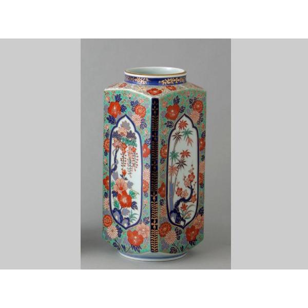 弥左エ門芙蓉桜壷型花瓶