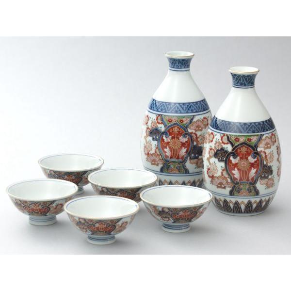 林九朗 古伊万里 酒器揃 共箱有り 酒器 古伊万里 林九朗 古伊万里 酒器揃 共箱有り 林