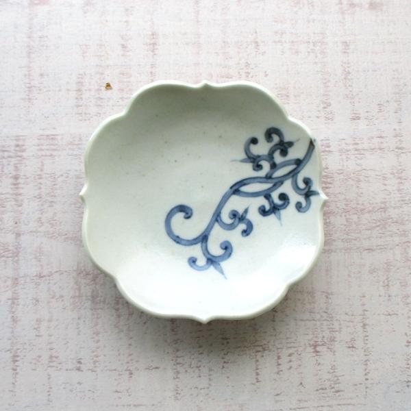 ★新品未使用 ★有田焼　赤唐草　小皿　4枚セット motoki_as-s003