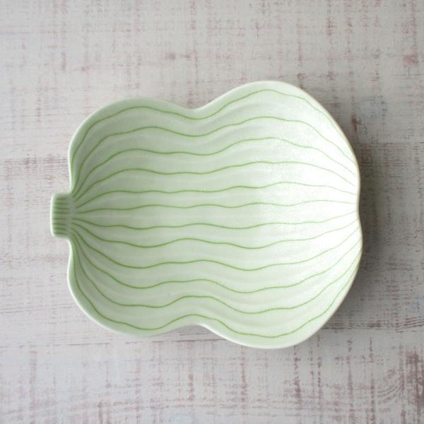 【箱入り】有田焼 幸楽窯 瓢皿 18cm 銀タタキ緑 瓢(ひさご) 中皿 箱入り】有田焼 幸楽窯 瓢皿 18cm 銀タタキ緑 瓢(ひさご) 中皿