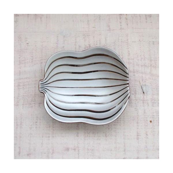 有田焼 幸楽窯 錦銀彩飴釉瓢形 銘々皿 華やか 上品 お正月 人気 お祝い