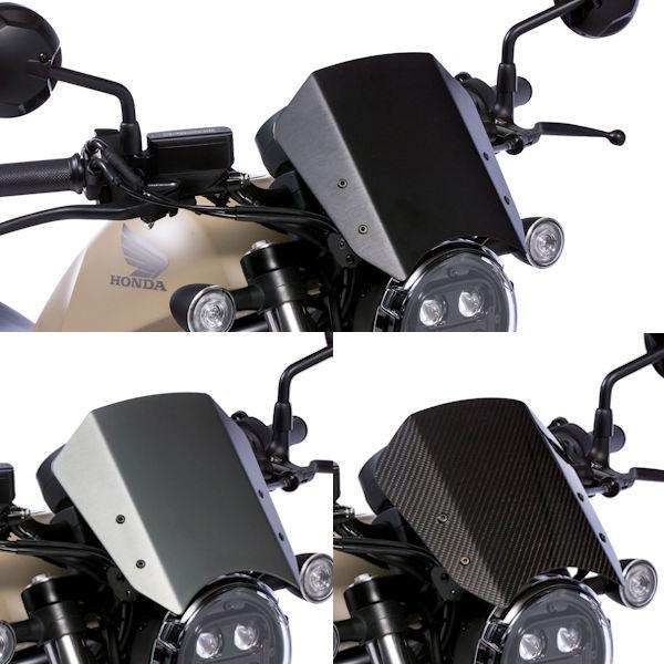 モリワキ Rebel250/500 メーターバイザーキット カーボン綾織-