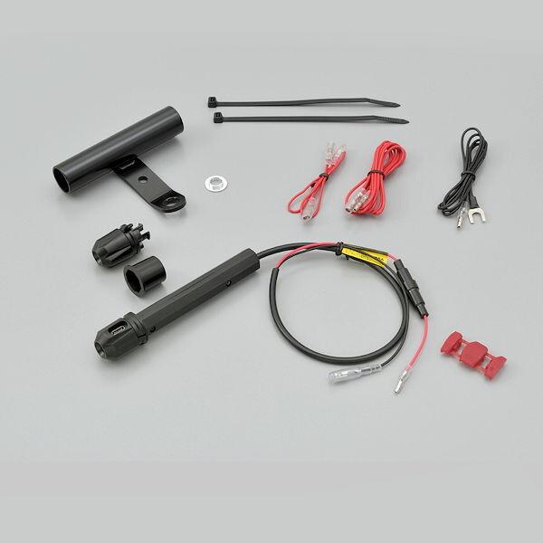 fCgi DAYTONA 17675 }`o[USBd Type-C ~[Nv^Cv V[g 100mm ubN