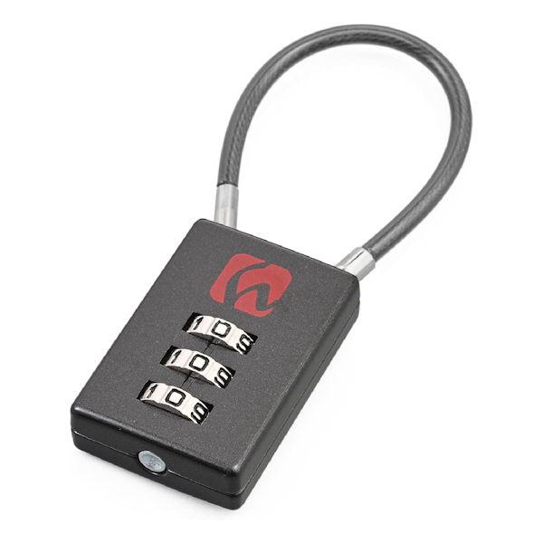 適合車種：汎用ストレートタイプ/ガンメタ【DLK010】ヘルメットやバッグのイタズラ抑止に役立つダイヤルロック。目立たせることで防犯効果が高まるレッドカラーを追加しました。ロック本体はヘッドが360度回転するので使いやすく、ダイヤルは「0〜...